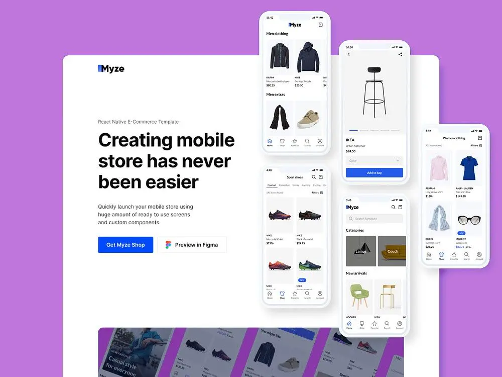 Shopify clothing store landing page design by HelpingGeeks